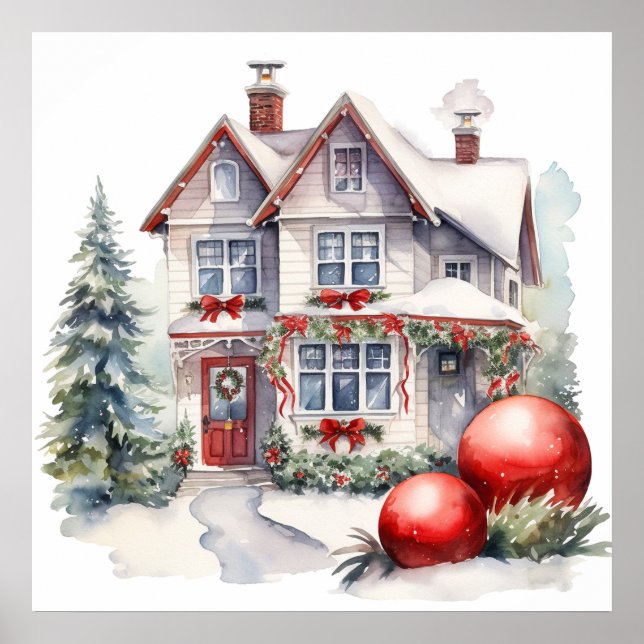 Christmas House Poster (Front)