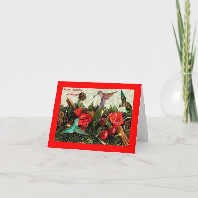 Christmas Hummers Holiday Card (Front)