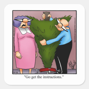 Christmas Humour Holiday Stickers