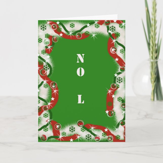 Christmas Humour   NO L Holiday Card (Front)