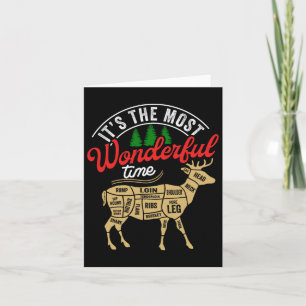 Christmas Hunting It's The Most Wonderful Time Dee Card