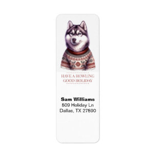 Christmas Husky Custom