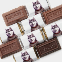 Christmas Husky Custom Chocolates