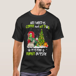 Christmas I Need Is Coffee And My Bull Terrier Dog T-Shirt