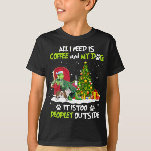 Christmas I Need Is Coffee And My English Bulldog T-Shirt