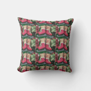 CHRISTMAS "ICE SKATES" PILLOW