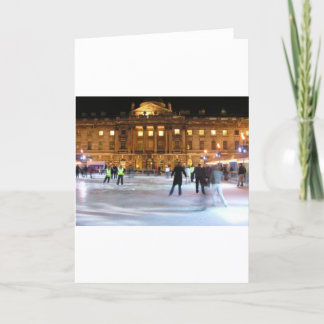 Christmas Ice Skating Holiday Card