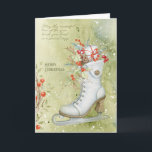 Christmas ice skating holiday card<br><div class="desc">Available in different products.</div>