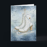 Christmas ice skating holiday card<br><div class="desc">Available in different products.</div>