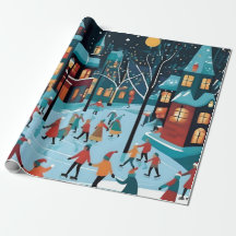 Christmas ice skating.