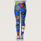 Christmas Icons Fun Festive Colourful Blue