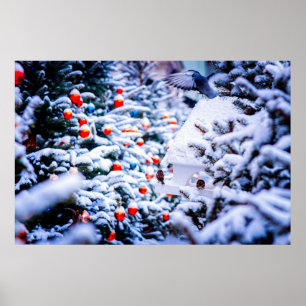 Christmas Idyll charming Poster