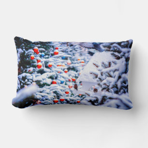 Christmas Idyll stunning Lumbar Pillow