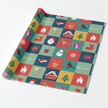 Christmas Illustration Wrapping Paper