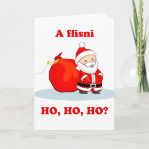 Christmas in Albanian, Do You Speak Ho, Ho, Ho? Card