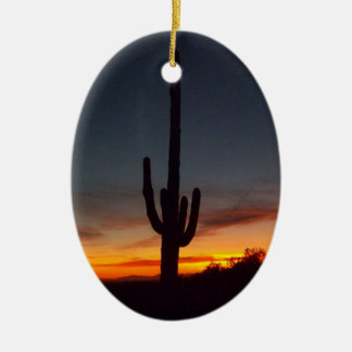 Christmas in Arizona Ceramic Ornament