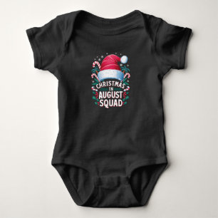 Christmas In August Squad Funny Summer Xmas Baby Bodysuit