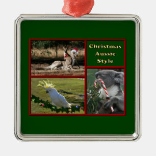 Christmas in Australia Metal Ornament