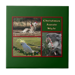 Christmas in Australia Tile