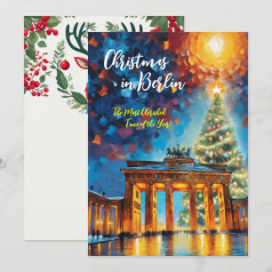Christmas in Berlin Invitation Card