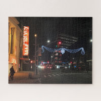 Christmas in Downtown Brooklyn New York Photograph