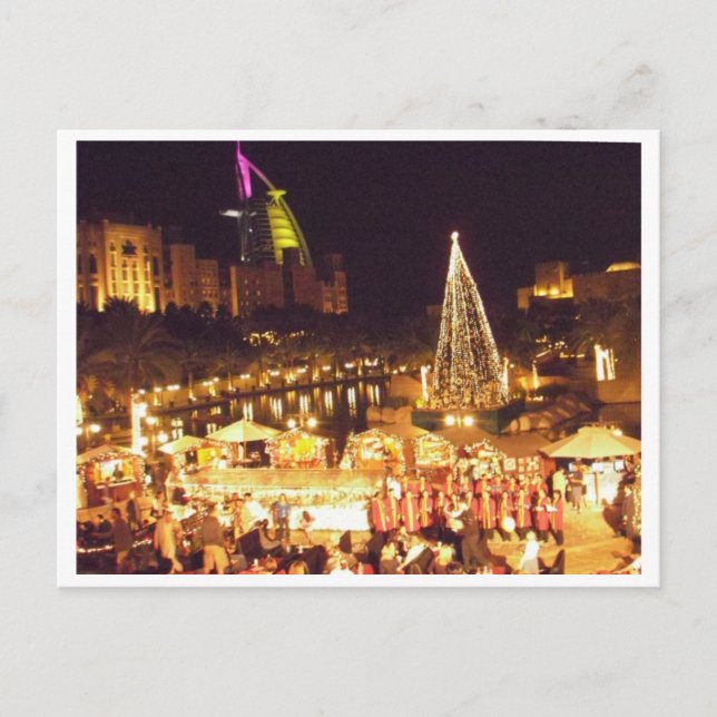 Christmas in Dubai Holiday Postcard (Front)