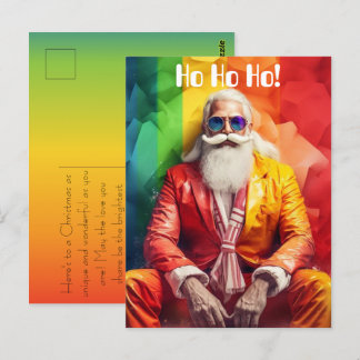 Christmas in Every Colour Postcard