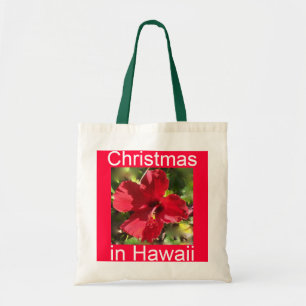 Christmas in  Hawaii Tote Bag