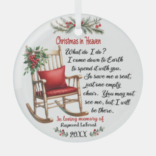 Christmas in Heaven Memorial Ornament