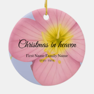 Christmas in heaven memorial ornament primrose