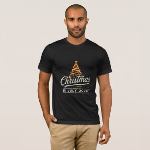 Christmas In July 2024 Shirt, Summer Santa Claus  T-Shirt