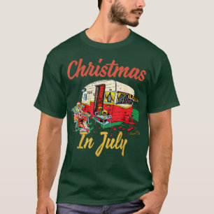 Christmas In July Camping Camper T-Shirt