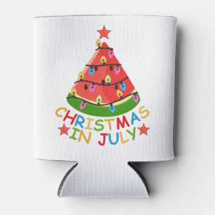 CHRISTMAS IN JULY CAN COOLER