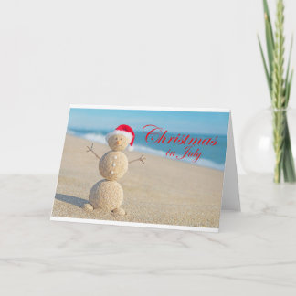 christmas in july card