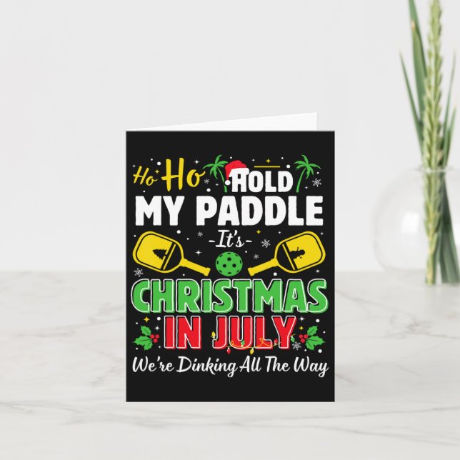 Christmas In July  Card (Front)