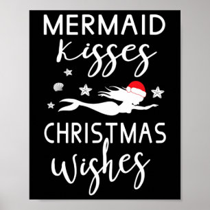 Christmas In July - Coastal Beach - Mermaid Kisses Poster
