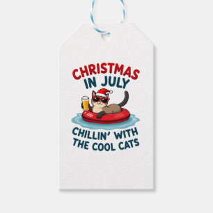 Christmas In July Daddy Mommy Chillin With The Sia Gift Tags