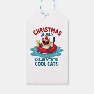 Christmas In July Daddy Mommy Chillin With The Sia Gift Tags