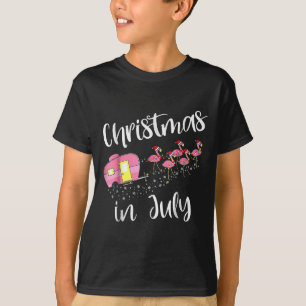 Christmas In July Flamingo Nk  T-Shirt