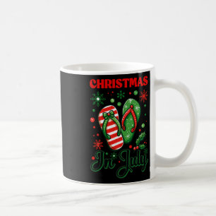 Christmas In July Flip Flops Xmas Flip Flops Summe Coffee Mug