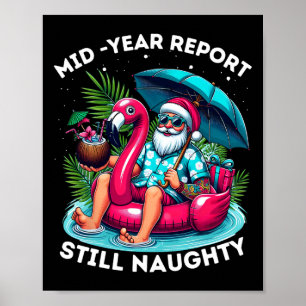 Christmas In July For Kids Outfit Girl Men's Naugh Poster