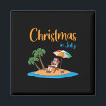 Christmas In July Funny Santa Eating Watermelon  Magnet<br><div class="desc">Christmas In July Funny Santa Eating Watermelon</div>