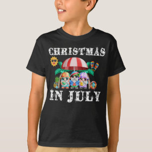 Christmas In July Gnome Summer T-Shirt