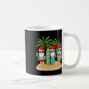 Christmas In July Gnomes Vacation Summer Beach Coffee Mug