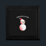 Christmas in July Golf Snowman Summer Vacation  Gift Box<br><div class="desc">Christmas in July Golf Snowman Summer Vacation</div>