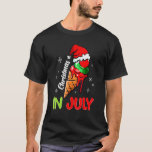 Christmas In July  Icecream Santa Hat Summer Vacat T-Shirt<br><div class="desc">Christmas In July  Icecream Santa Hat Summer Vacation 1</div>