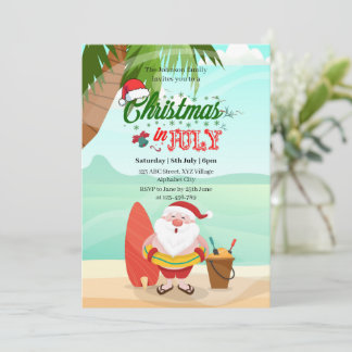 Christmas in July Invitation