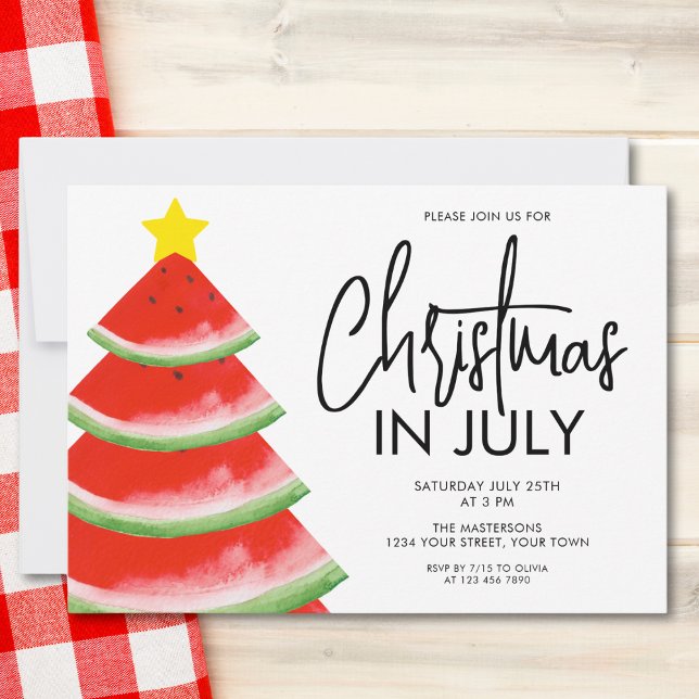 Christmas in July  Invitation (Creator Uploaded)