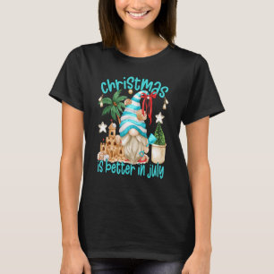 Christmas In July Is Better In Flip Flops Summer G T-Shirt