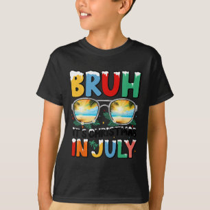 Christmas In July Men Boys Kids Bruh It's Christma T-Shirt